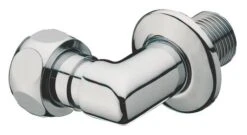 Raccord Coude Réglable Laiton Chromé - Presto