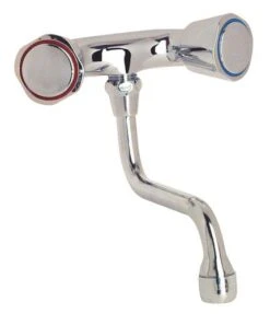 Mélangeur D'évier Mural Chromé Entraxe 70mm