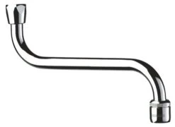 Bec à Insertion Col De Cygne Avec Aérateur 20/27 150mm - DELABIE