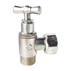 Robinet D'arrêt WC équerre à Presse étoupe Nickelé - PRONORM 6 Robinet D'arrêt WC équerre à Presse étoupe Nickelé - PRONORM -Salle De Bain Fournitures 155 44 3