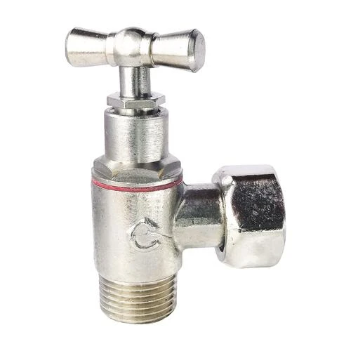 Robinet D'arrêt WC équerre à Presse étoupe Nickelé - PRONORM 3 Robinet D'arrêt WC équerre à Presse étoupe Nickelé - PRONORM – Image 3