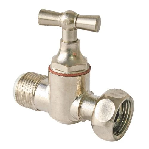 Robinet D'arrêt De Chasse WC Droit à Potence 1 Robinet D'arrêt De Chasse WC Droit à Potence