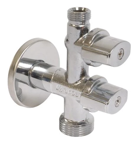 Robinet D'arrêt Double Sorties 1 Robinet D'arrêt Double Sorties