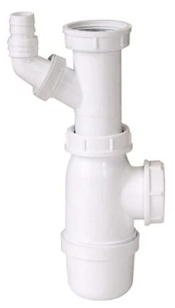 Siphon D'évier Plastique Avec Prise De Vidange - VALENTIN