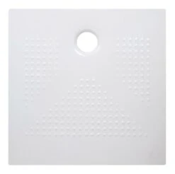 Receveur De Douche Céramique Ultra-plat 3,5 Cm Blanc 80x80cm