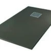 Receveur De Douche Résine De Synthèse Mina Gris Anthracite 70x160 - ELMER