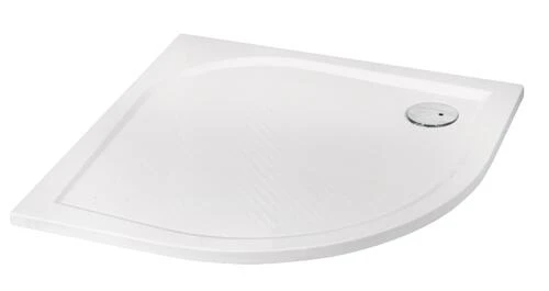 Receveur De Douche Béton De Synthèse Quart De Cercle 90cm - ELMER 1 Receveur De Douche Béton De Synthèse Quart De Cercle 90cm - ELMER