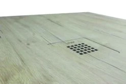 Receveur De Douche Résine De Synthèse Recea Nature Bois 80x80 - ELMER -Salle De Bain Fournitures 201010558 5