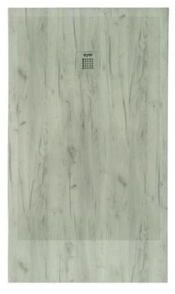 Receveur De Douche Résine De Synthèse Recea Nature Bois 90x120 - ELMER