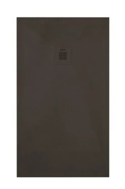 Receveur De Douche Résine De Synthèse Recea Noir 80x120 - ELMER