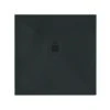 Receveur De Douche Résine De Synthèse Recea Noir 90x90 - ELMER