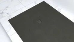 Receveur De Douche Résine De Synthèse Recea Noir 90x90 - ELMER 8 Receveur De Douche Résine De Synthèse Recea Noir 90x90 - ELMER -Salle De Bain Fournitures 201010578 4