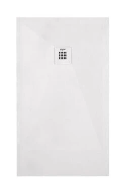 Receveur De Douche Résine De Synthèse Recea Blanc 80x120 - ELMER