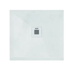 Receveur De Douche Résine De Synthèse Recea Blanc 90x90 - ELMER