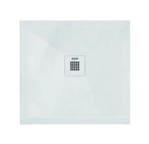 Receveur De Douche Résine De Synthèse Recea Blanc 90x90 - ELMER 1 Receveur De Douche Résine De Synthèse Recea Blanc 90x90 - ELMER