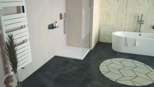 Receveur De Douche Résine De Synthèse Recea Blanc 90x90 - ELMER 2 Receveur De Douche Résine De Synthèse Recea Blanc 90x90 - ELMER – Image 2