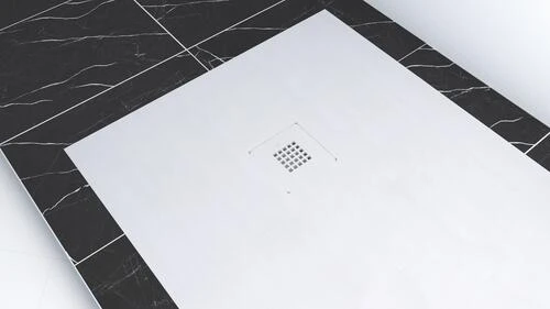 Receveur De Douche Résine De Synthèse Recea Blanc 90x90 - ELMER 4 Receveur De Douche Résine De Synthèse Recea Blanc 90x90 - ELMER – Image 4