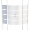Paroi De Douche Quart De Cercle 90cm Profilés Blancs Eris 2 - ELMER