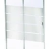Paroi De Douche 2 Volets Coulissants 120cm Profilés Chromés Eris 2 - ELMER