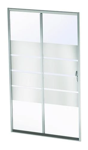 Paroi De Douche 2 Volets Coulissants 120cm Profilés Chromés Eris 2 - ELMER 1 Paroi De Douche 2 Volets Coulissants 120cm Profilés Chromés Eris 2 - ELMER