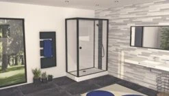 Cabine De Douche Accès De Face 80x140cm Avec Toit Fact'Ory - ELMER 6 Cabine De Douche Accès De Face 80x140cm Avec Toit Fact'Ory - ELMER -Salle De Bain Fournitures 202010203 3