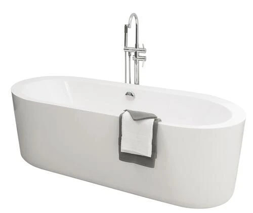 Baignoire îlot Acrylique Blanc - ELMER 3 Baignoire îlot Acrylique Blanc - ELMER – Image 3