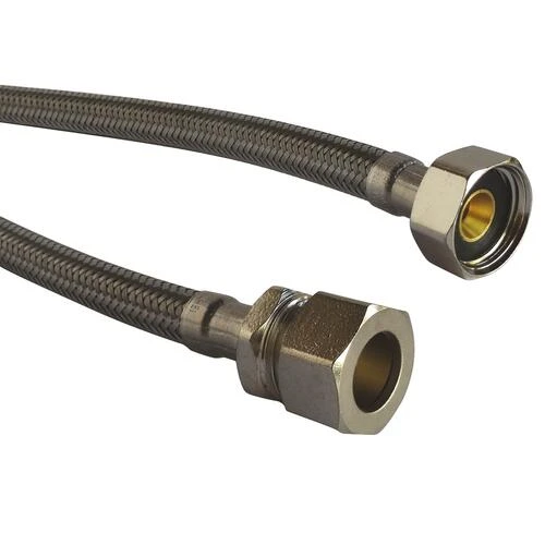 Flexible Sanitaire 1 écrou Tournant Femelle 15/21 - 1 Raccord Bicône 12 Pour Cuivre - Longueur300mm 3 Flexible Sanitaire 1 écrou Tournant Femelle 15/21 - 1 Raccord Bicône 12 Pour Cuivre - Longueur300mm – Image 3