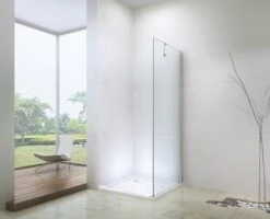 Retour Fixe Verre Transparent Selyna 90cm - ELMER 6 Retour Fixe Verre Transparent Selyna 90cm - ELMER -Salle De Bain Fournitures 302090 3