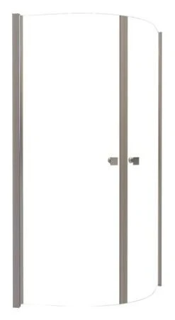 Paroi De Douche Quart De Cercle Verre Transparent Selyna 90cm - ELMER