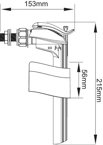 Robinet Flotteur Silencieux & Compact à Alimentation Latérale - FIXOCONNECT 2 Robinet Flotteur Silencieux & Compact à Alimentation Latérale - FIXOCONNECT – Image 2