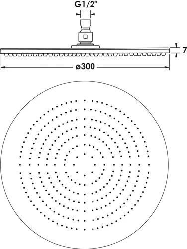 Pomme De Tête Ronde Extra-plate ø300mm 2 Pomme De Tête Ronde Extra-plate ø300mm – Image 2
