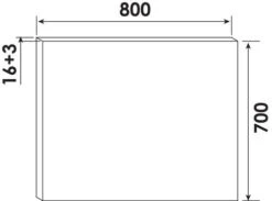 Miroir à Suspendre Pour Meuble BOSTON - BATHROOM THERAPY -Salle De Bain Fournitures 322080 3