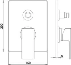 Set De Décoration Cuadr'O - Boîtier De Douche - ROLF 5 Set De Décoration Cuadr'O - Boîtier De Douche - ROLF -Salle De Bain Fournitures 3307 3