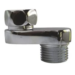 Raccord Laiton Chromé Contre Coudé Extra Plat Excentre 25- Mâle 15/21- écrou 15/21 -Salle De Bain Fournitures 337 15 3