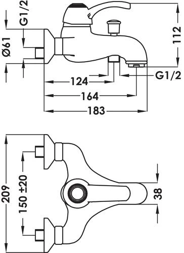 Mitigeur De Bain-douche Bastide - ROLF 2 Mitigeur De Bain-douche Bastide - ROLF â Image 2