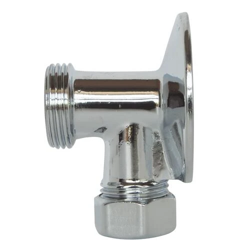 Coude Applique Laiton Chromé Mâle 20/27 2 Coude Applique Laiton Chromé Mâle 20/27 – Image 2