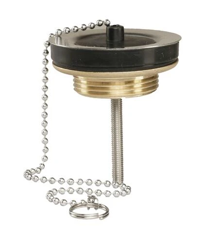 Bonde De Lavabo Laiton à Bouchon Avec Chaînette 1 Bonde De Lavabo Laiton à Bouchon Avec Chaînette