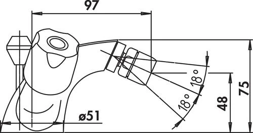 Mélangeur De Bidet Senso Ceram Chromé 2 Mélangeur De Bidet Senso Ceram Chromé – Image 2
