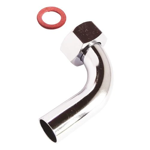 Raccord 2 Pièces Coude Laiton Chromé ø14 2 Raccord 2 Pièces Coude Laiton Chromé ø14 – Image 2