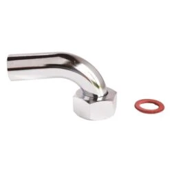 Raccord 2 Pièces Coude Laiton Chromé ø14 5 Raccord 2 Pièces Coude Laiton Chromé ø14 -Salle De Bain Fournitures 387 15 3