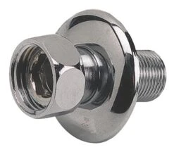 Raccord Droit Laiton Chromé Mâle 15/21- écrou 15/21