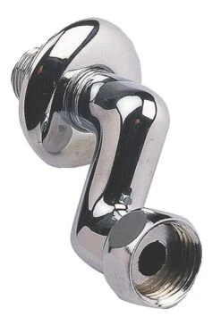 Raccord Laiton Chromé Contre Coudé Excentre 32- Mâle 12/17- écrou 15/21