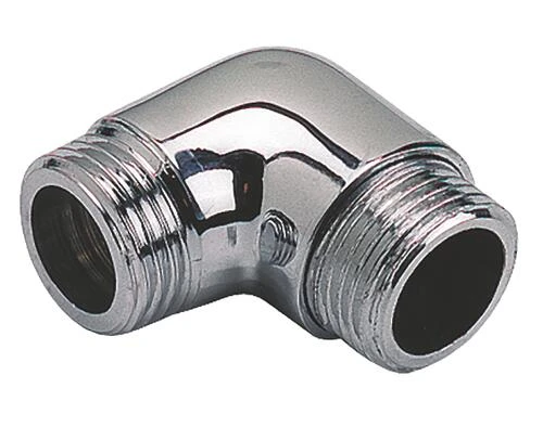 Raccord équerre Laiton Chromé Double Mâle 20/27 1 Raccord équerre Laiton Chromé Double Mâle 20/27