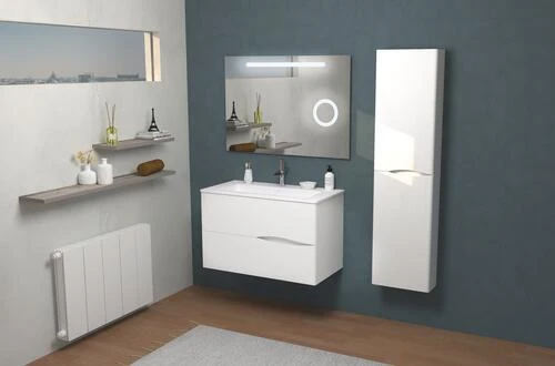 Colonne VELOURS à Suspendre Blanc - BATHROOM THERAPY 2 Colonne VELOURS à Suspendre Blanc - BATHROOM THERAPY – Image 2