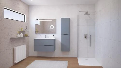 Colonne VELOURS à Suspendre Gris - BATHROOM THERAPY 2 Colonne VELOURS à Suspendre Gris - BATHROOM THERAPY – Image 2