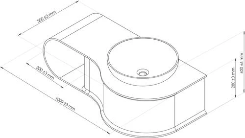 Plan Vasque à Suspendre Café Crème - BATHROOM THERAPY 3 Plan Vasque à Suspendre Café Crème - BATHROOM THERAPY – Image 3