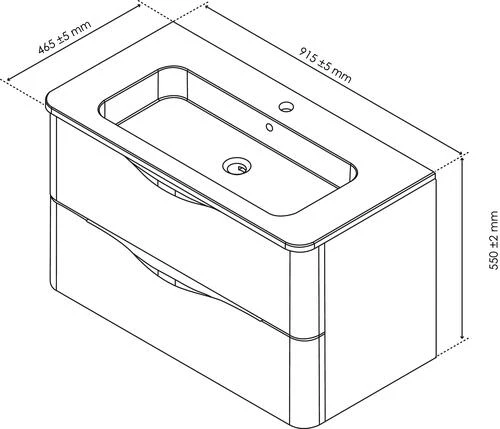 Meuble MANNAR à Suspendre 90 Cm Nude - BATHROOM THERAPY 3 Meuble MANNAR à Suspendre 90 Cm Nude - BATHROOM THERAPY – Image 3