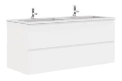 Meuble PANADURA à Suspendre 120 Cm Blanc Mat - BATHROOM THERAPY