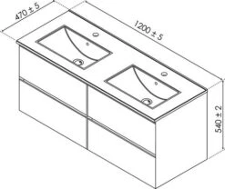 Meuble PANADURA à Suspendre 120 Cm Blanc Mat - BATHROOM THERAPY 5 Meuble PANADURA à Suspendre 120 Cm Blanc Mat - BATHROOM THERAPY -Salle De Bain Fournitures 401511063 3