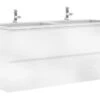 Meuble PANADURA à Suspendre 120 Cm Blanc Brillant - BATHROOM THERAPY